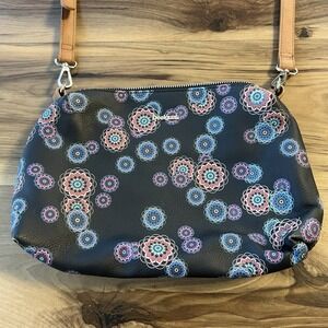 Desigual Vegan Leather Crossbody Handbag Mandalas Grab And‎ Go Colorful